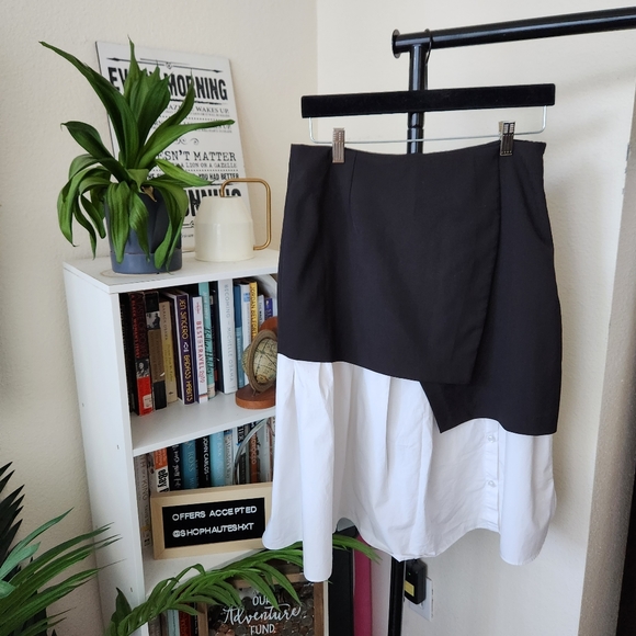 Asilio Modern Perspective Claudine Shirting Skirt - Picture 2 of 5